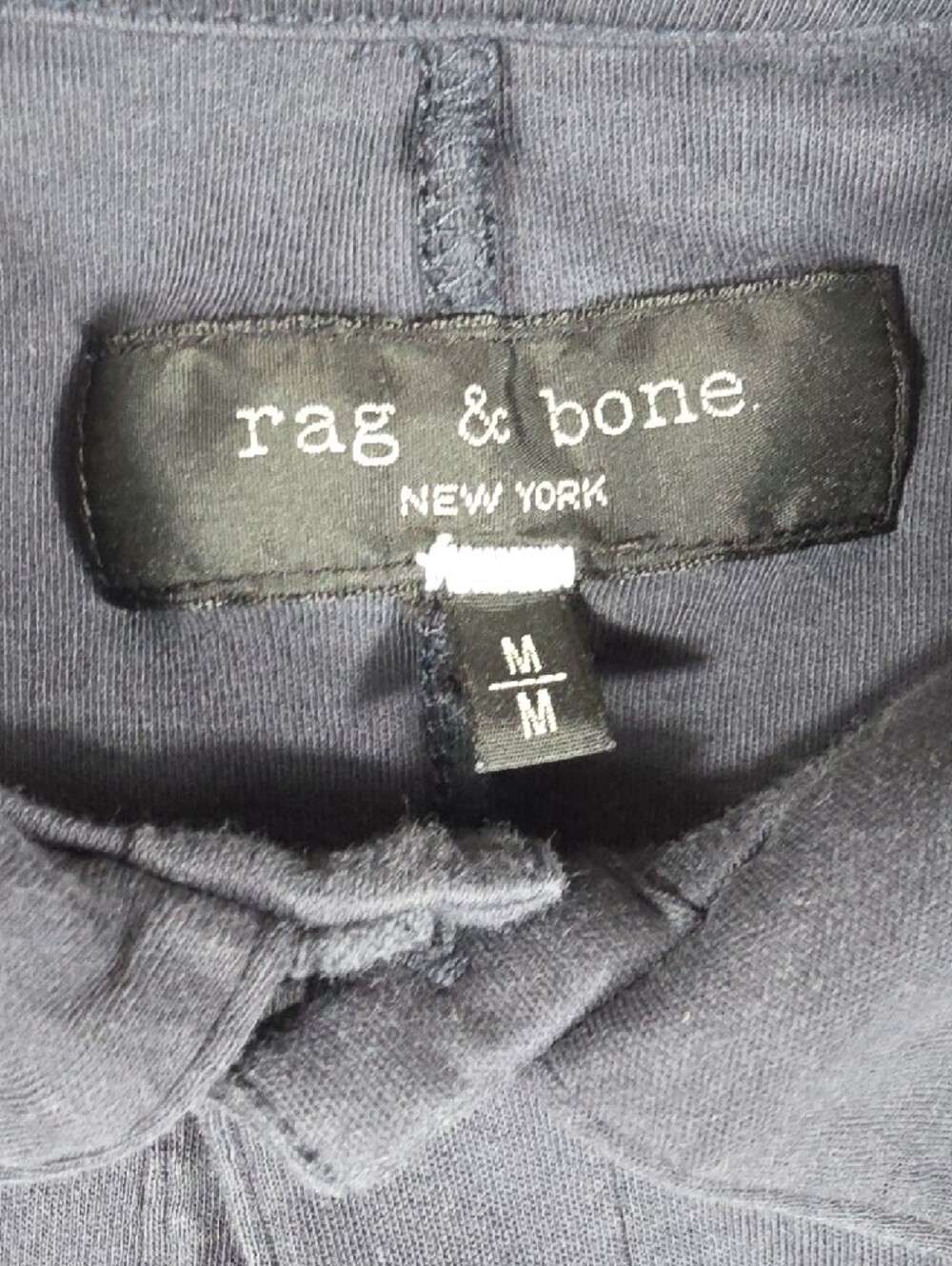 rag & bone Men's Charcoal Polo Shirt - Picture 6 of 6